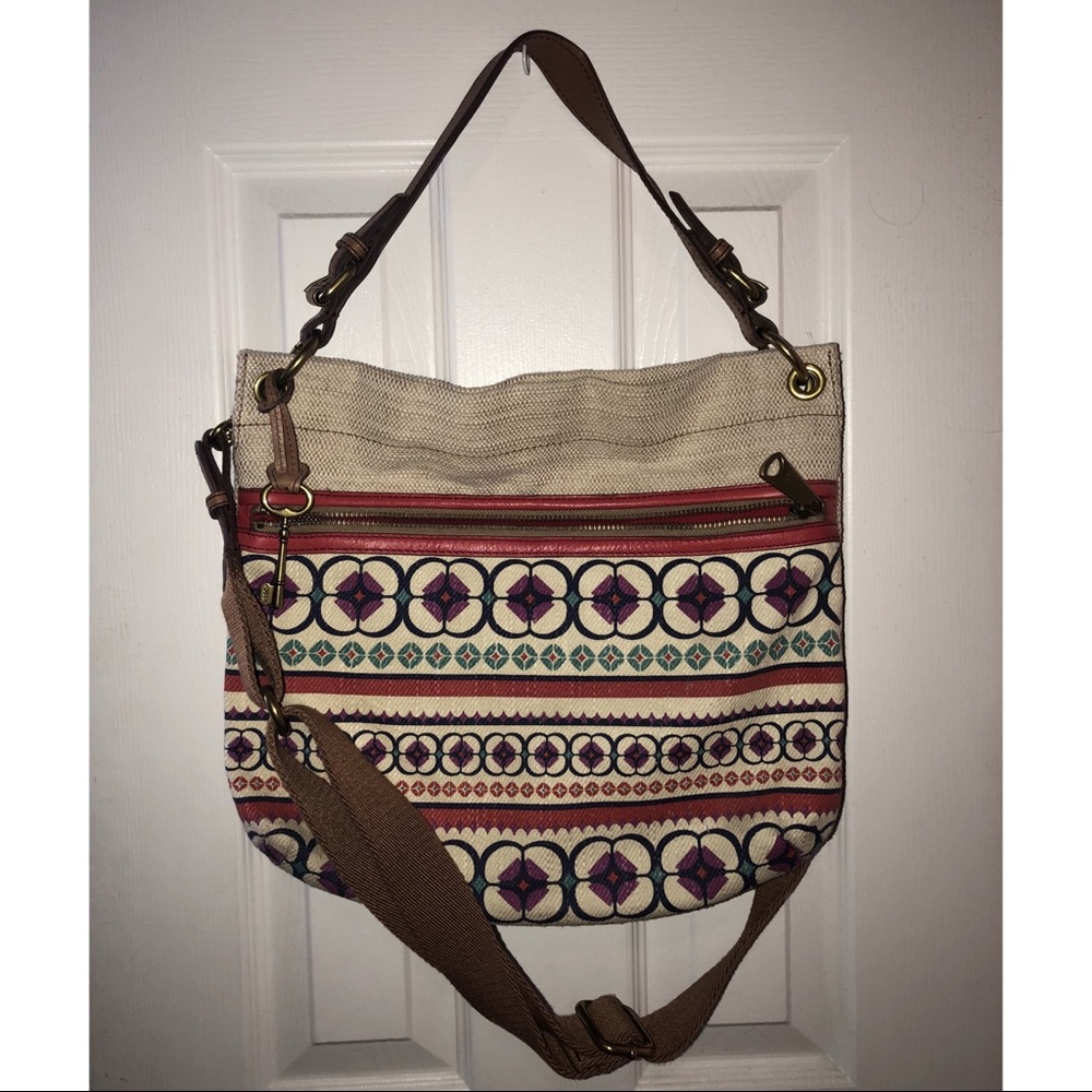 Fossil Canvas Tote